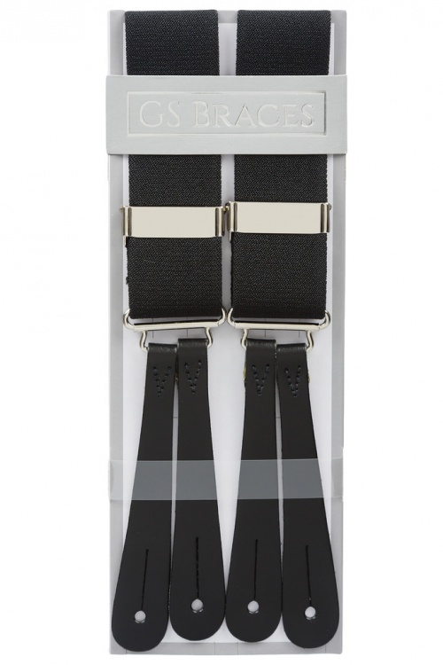 Unisex Kids Braces Clip On Suspenders Adjustable Trouser Braces Elastic Y-Back